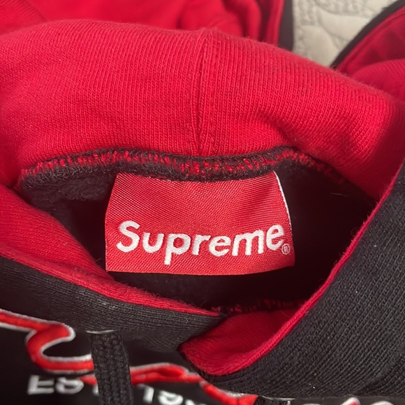 supreme est 1994 USA hoodie large - Picture 3 of 4